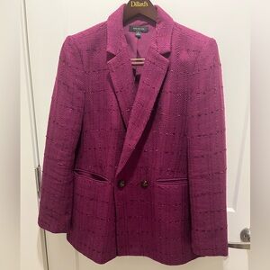 Purple Blazer Ann Taylor